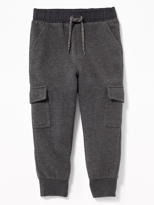 View large product image 1 of 1. Relaxed Fleece Cargo Joggers for Toddler Boys