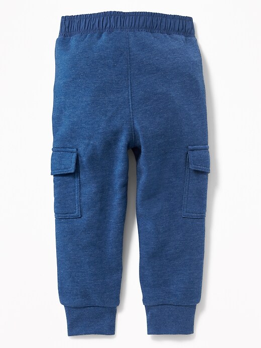View large product image 2 of 2. Relaxed Fleece Cargo Joggers for Toddler Boys