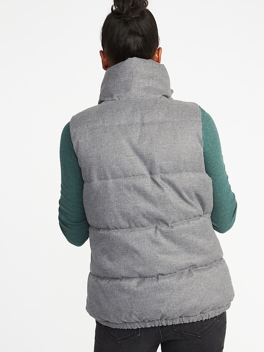 Image number 2 showing, Textured Frost-Free Puffer Vest for Women