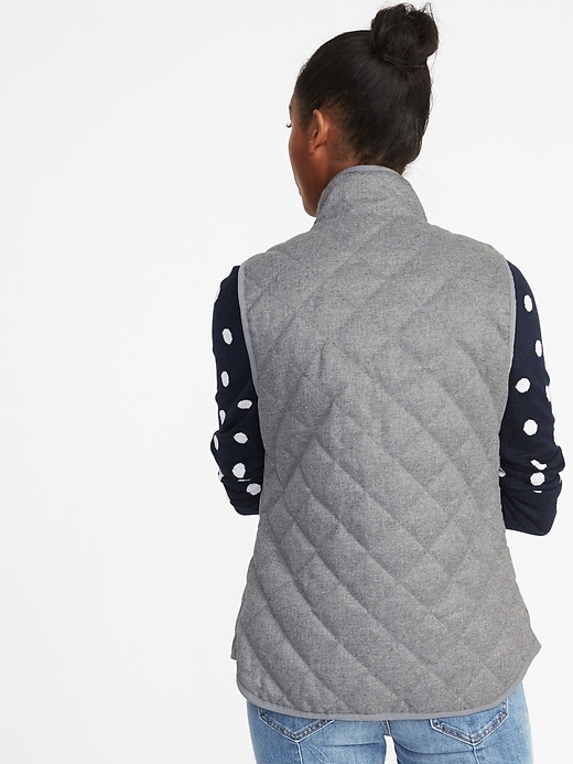 Image number 2 showing, Textured Quilted Vest for Women