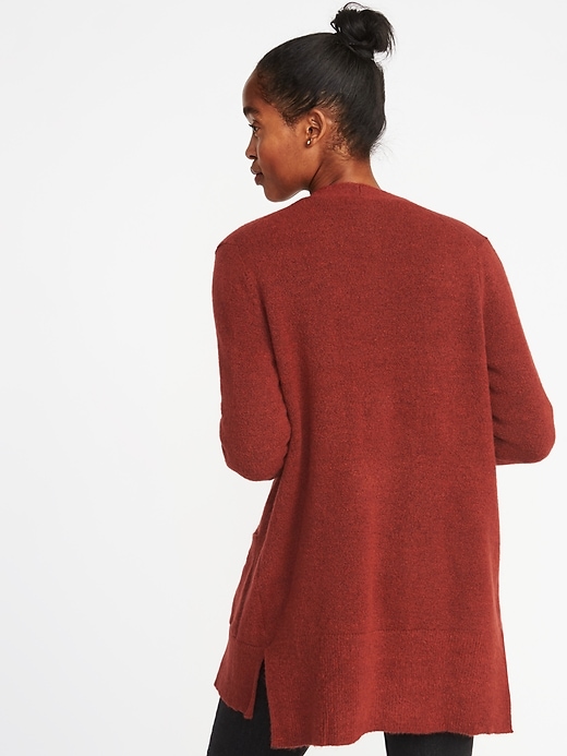 Image number 2 showing, Plush Sweater-Knit Boyfriend Cardi for Women