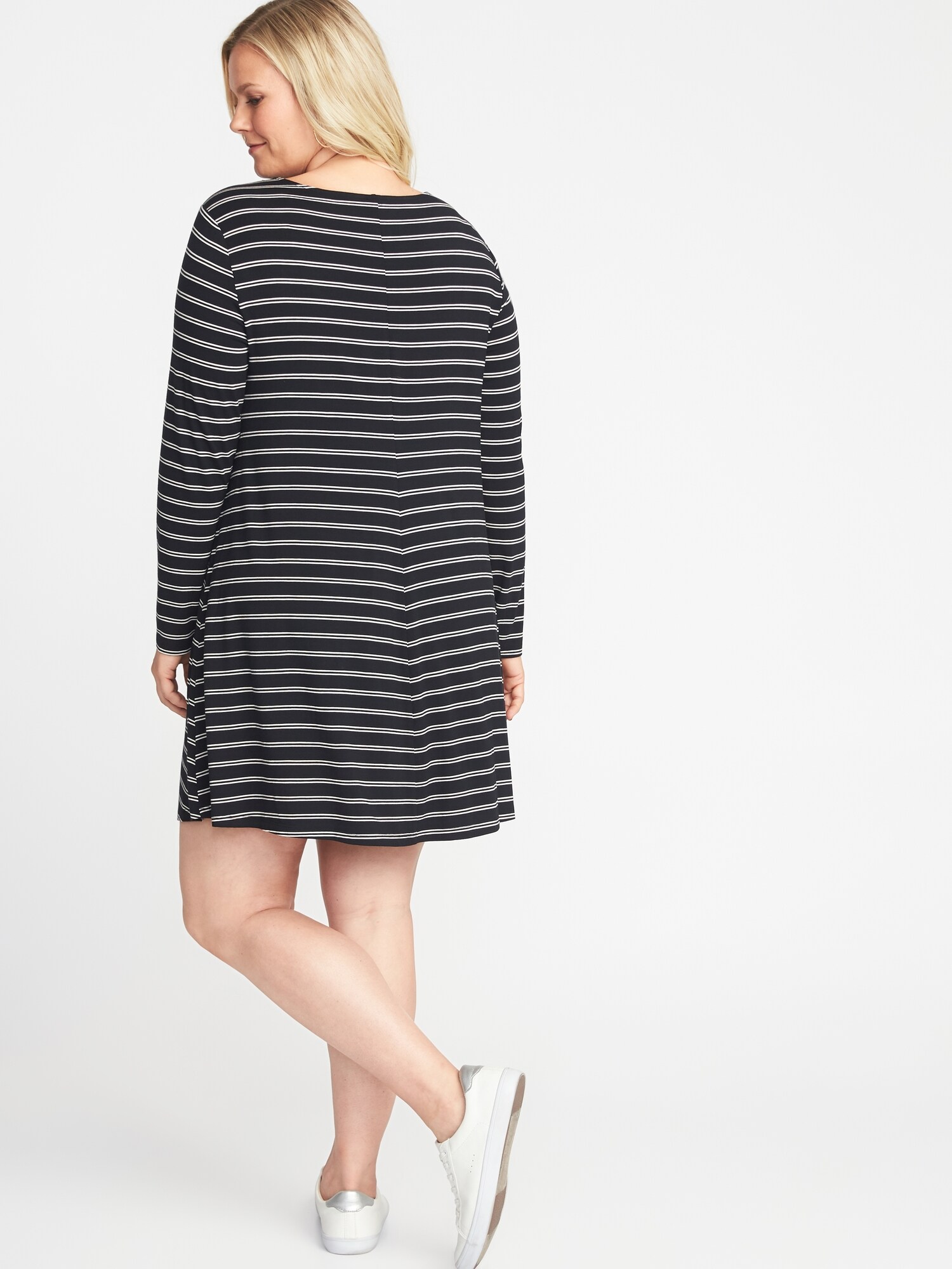 Plus-Size Jersey Swing Dress | Old Navy