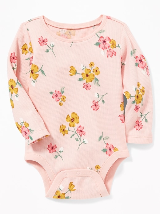 View large product image 1 of 1. Thermal Crew-Neck Bodysuit for Baby