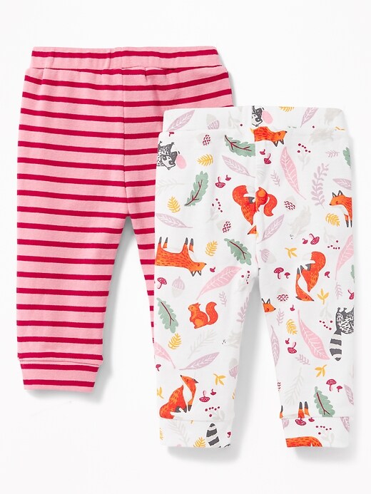 View large product image 2 of 2. 2-Pack Rib-Knit Leggings for Baby