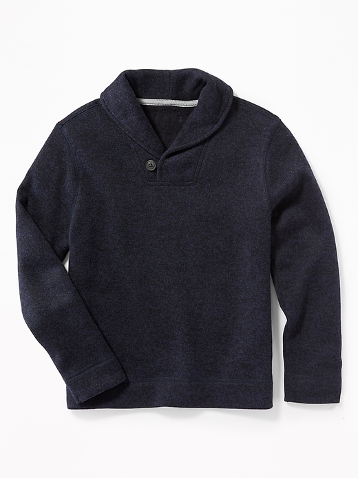 View large product image 1 of 1. Shawl-Collar Cardigan for Boys