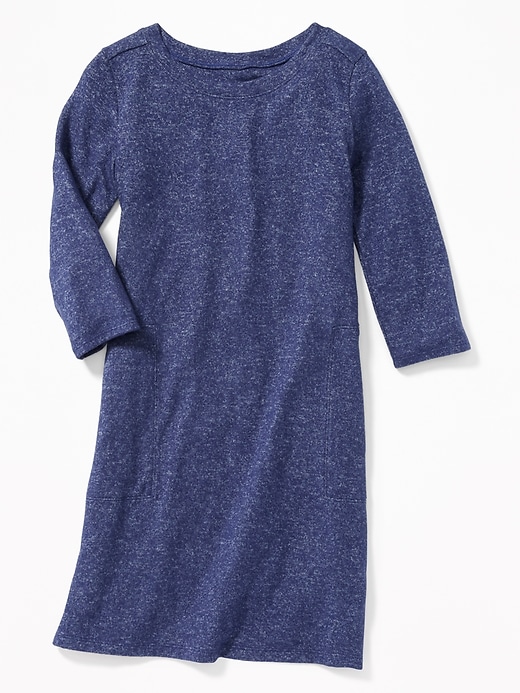 View large product image 1 of 1. Plush-Knit Shift Dress for Girls