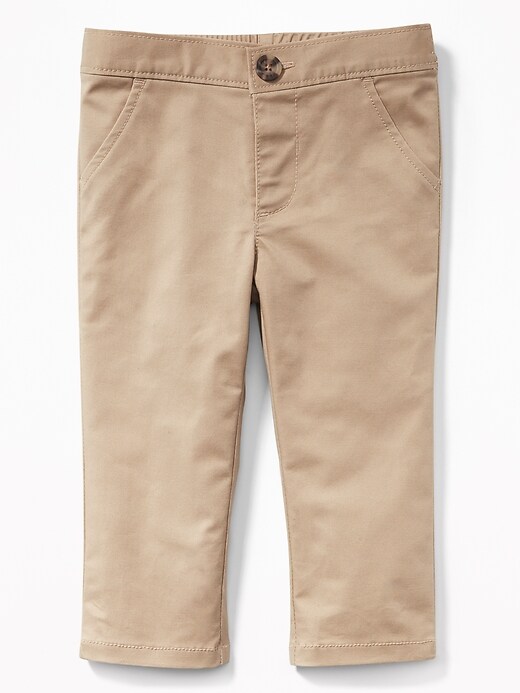 View large product image 1 of 2. Unisex Built-In Flex Skinny Chinos for Baby