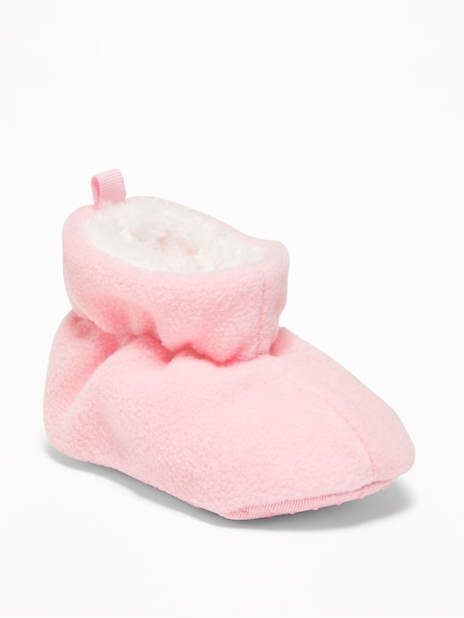 View large product image 1 of 1. Micro Performance Fleece Booties for Baby