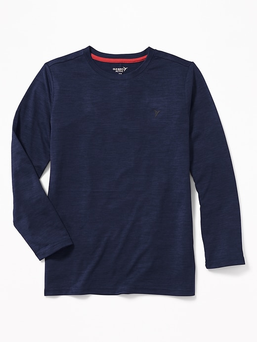 View large product image 1 of 1. Relaxed Go-Dry Crew-Neck Tee For Boys