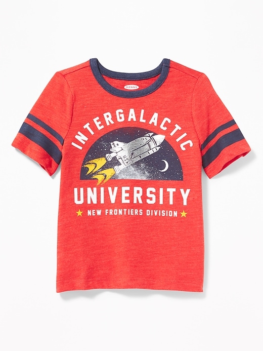 View large product image 1 of 1. Graphic Football-Style Tee for Toddler Boys