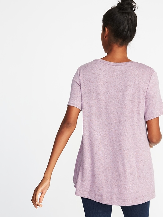 Image number 2 showing, Soft-Spun Luxe Swing Tee for Women