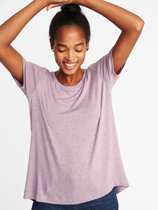 Image number 4 showing, Soft-Spun Luxe Swing Tee for Women