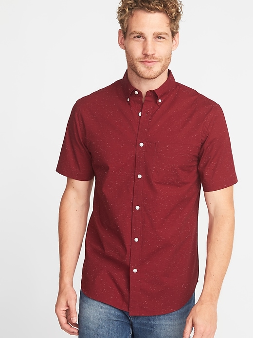 Image number 1 showing, Slim-Fit Built-In Flex Everyday Textured Shirt