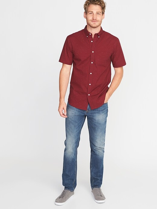 Image number 3 showing, Slim-Fit Built-In Flex Everyday Textured Shirt