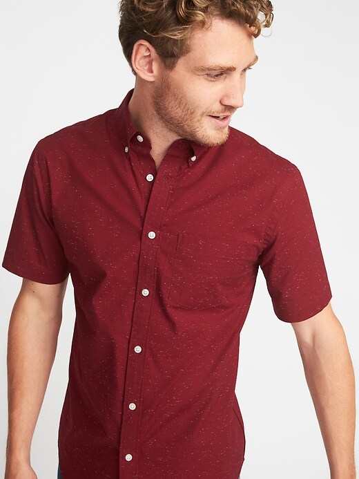 Image number 4 showing, Slim-Fit Built-In Flex Everyday Textured Shirt