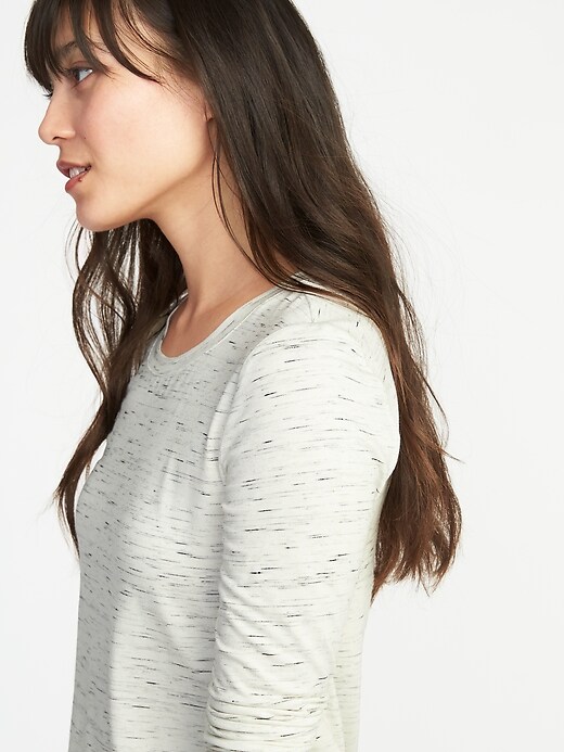 Image number 4 showing, Luxe Crew-Neck Tee for Women