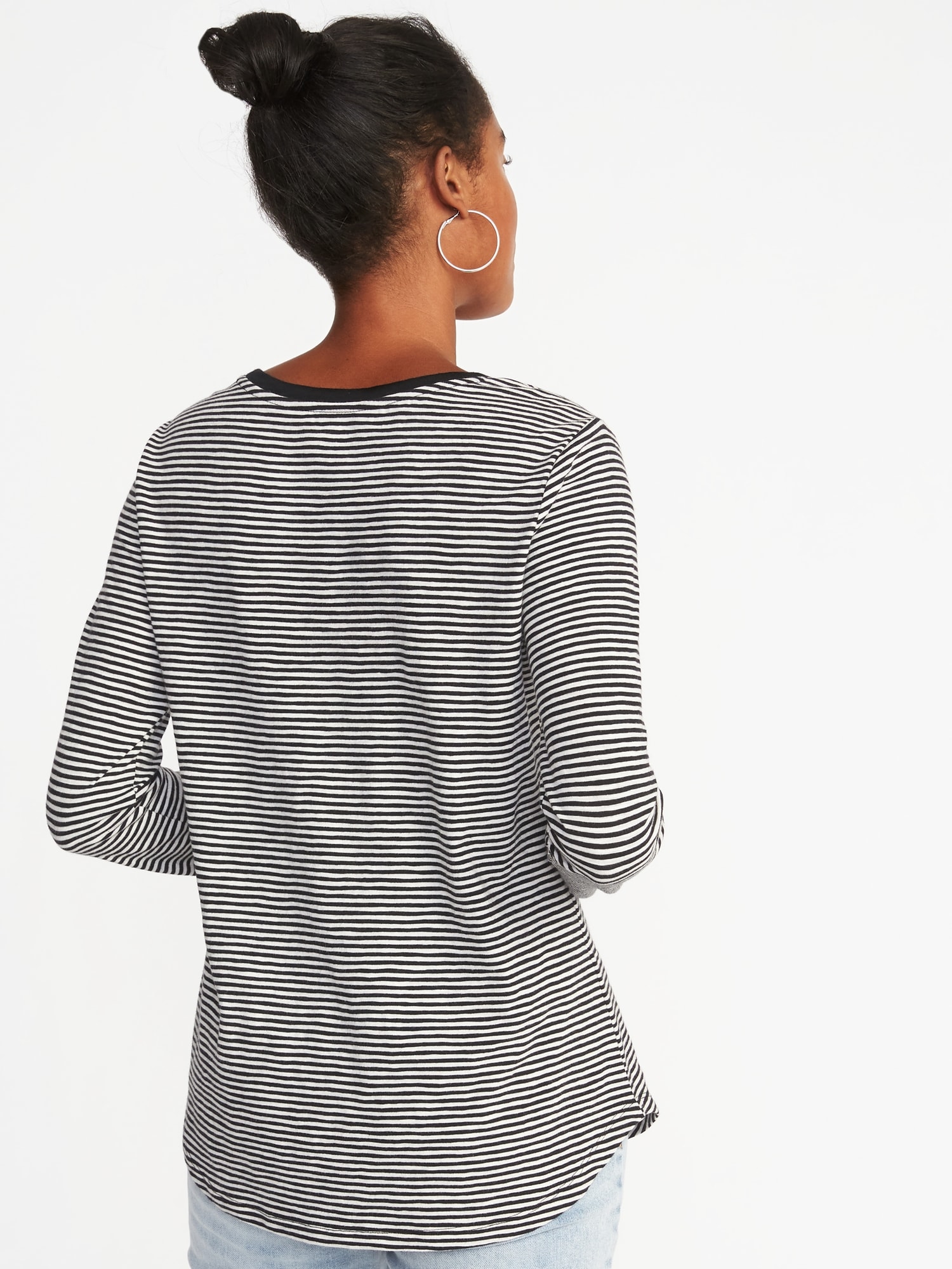 EveryWear Striped SlubKnit Tee for Women Old Navy