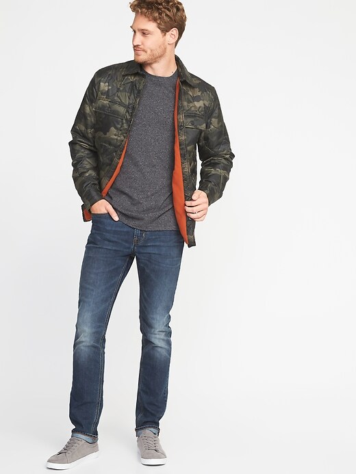 Image number 3 showing, Quilted Water-Resistant Shirt Jacket