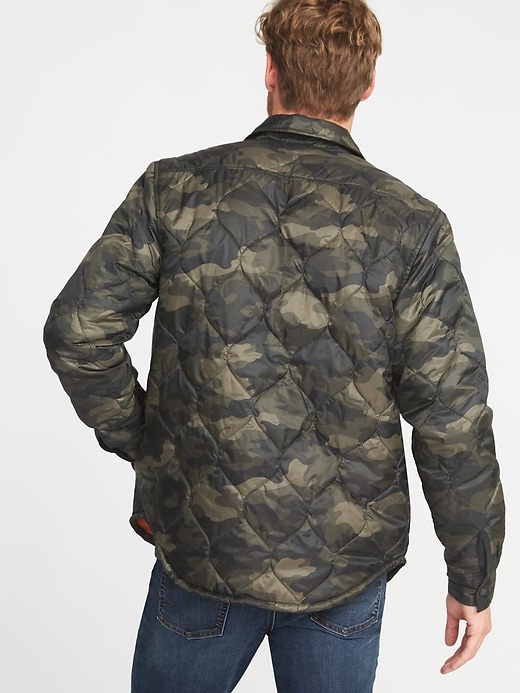 Image number 2 showing, Quilted Water-Resistant Shirt Jacket