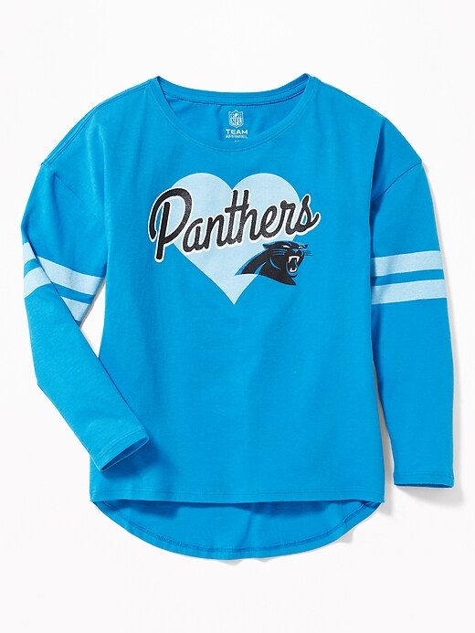 View large product image 1 of 1. NFL&#174 Team Hi-Lo Tee for Girls