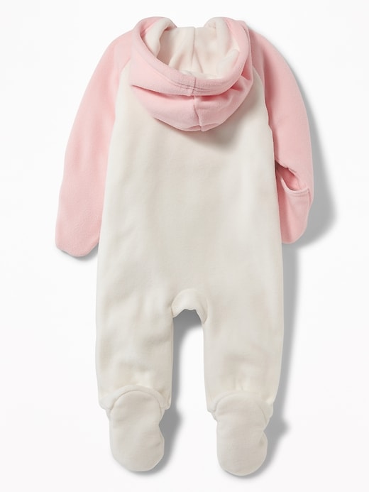View large product image 2 of 3. Micro Performance Fleece Kitty Critter One-Piece for Baby