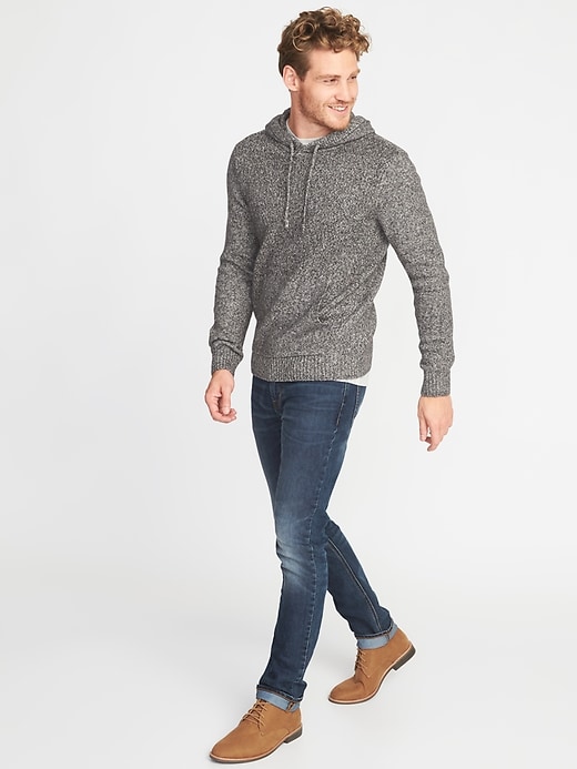 Image number 3 showing, Sweater-Knit Hoodie