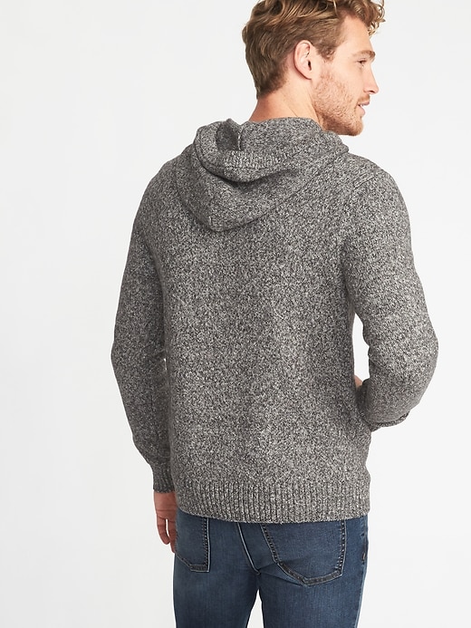 Image number 2 showing, Sweater-Knit Hoodie