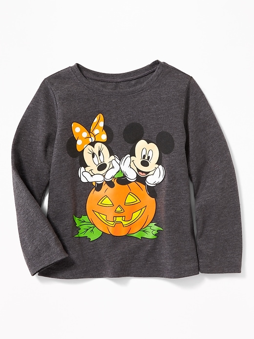 View large product image 1 of 2. Disney&#169 Mickey and Minnie Mouse Tee for Toddler Girls