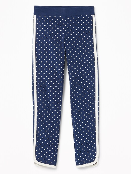 View large product image 1 of 2. Disney&#169 Mickey Mouse Printed Dolphin-Hem Leggings for Girls