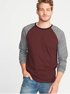 navy white baseball tee