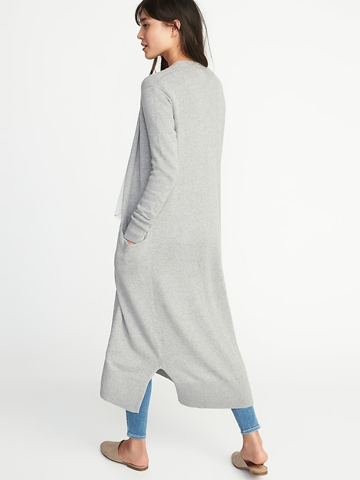 Image number 2 showing, Super-Long Open-Front Duster for Women