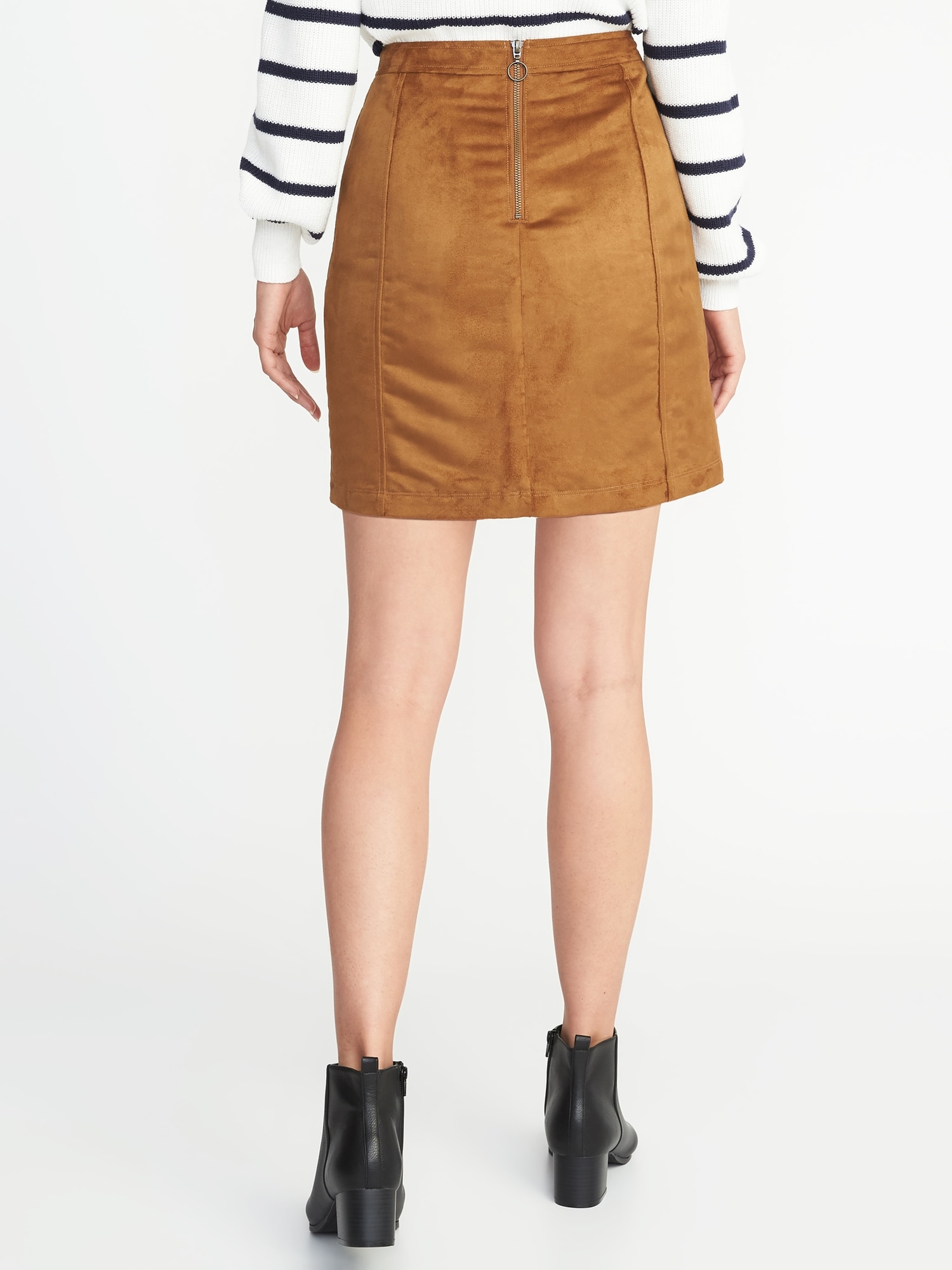 Faux-Suede Utility A-Line Mini for Women | Old Navy