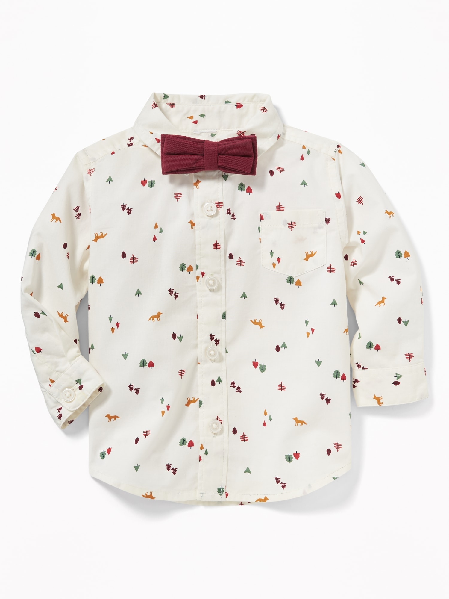 Printed Shirt & Bow-Tie Set for Baby | Old Navy