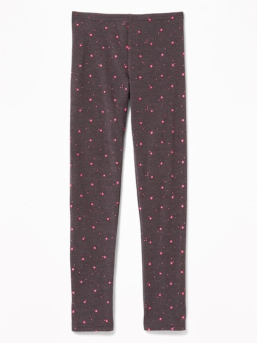 View large product image 1 of 1. Full-Length Jersey Leggings for Girls