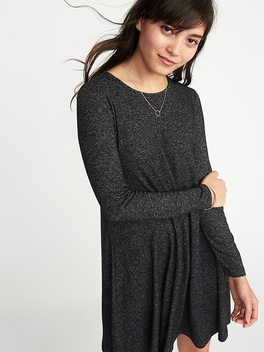 Plush-Knit Swing Dress for Women | Old Navy