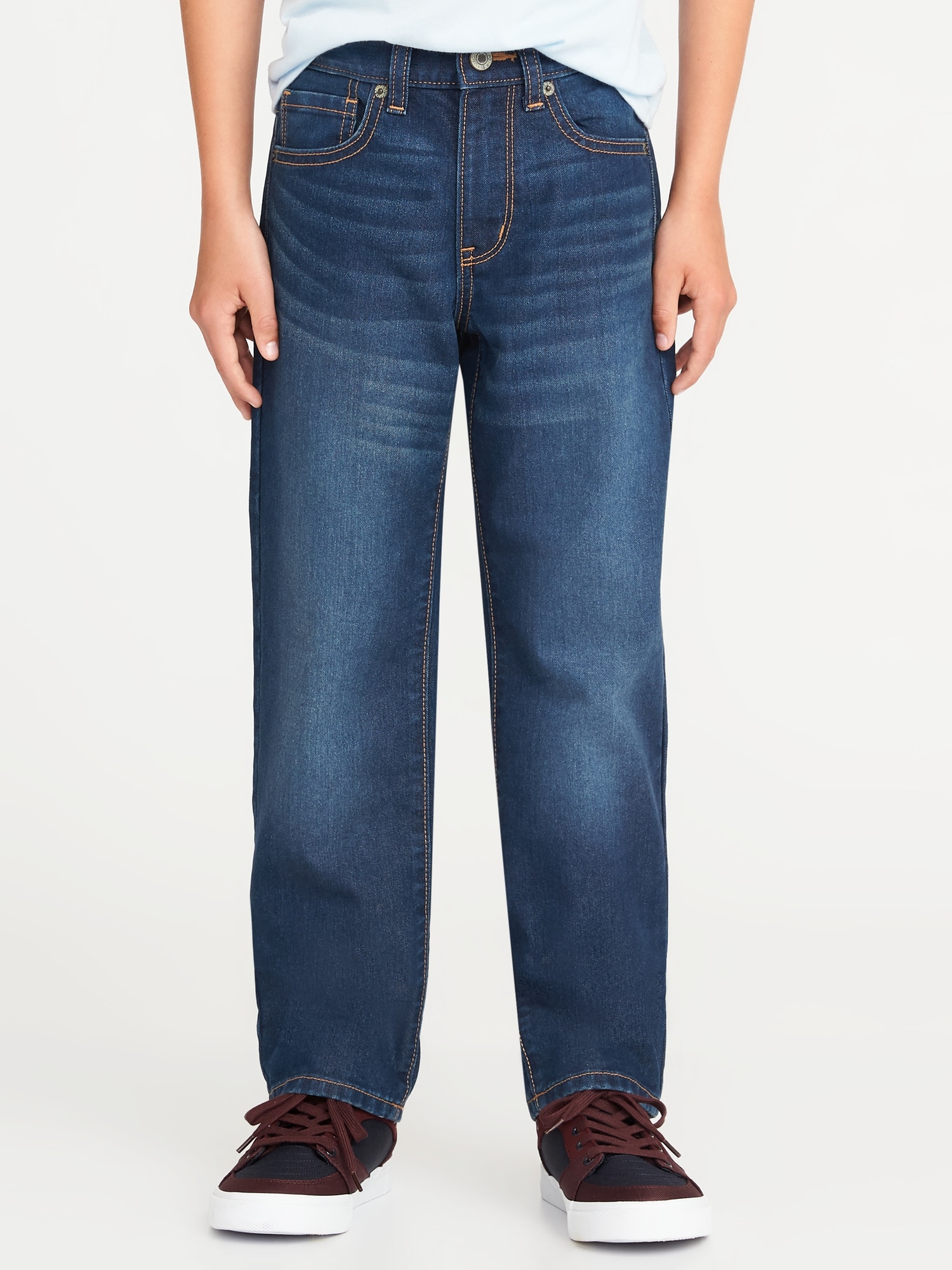 Straight Non-Stretch Jeans for Boys