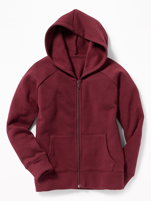 View large product image 1 of 1. Uniform Zip-Front Hoodie for Girls
