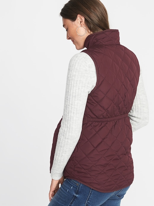 Image number 2 showing, Maternity Quilted Vest