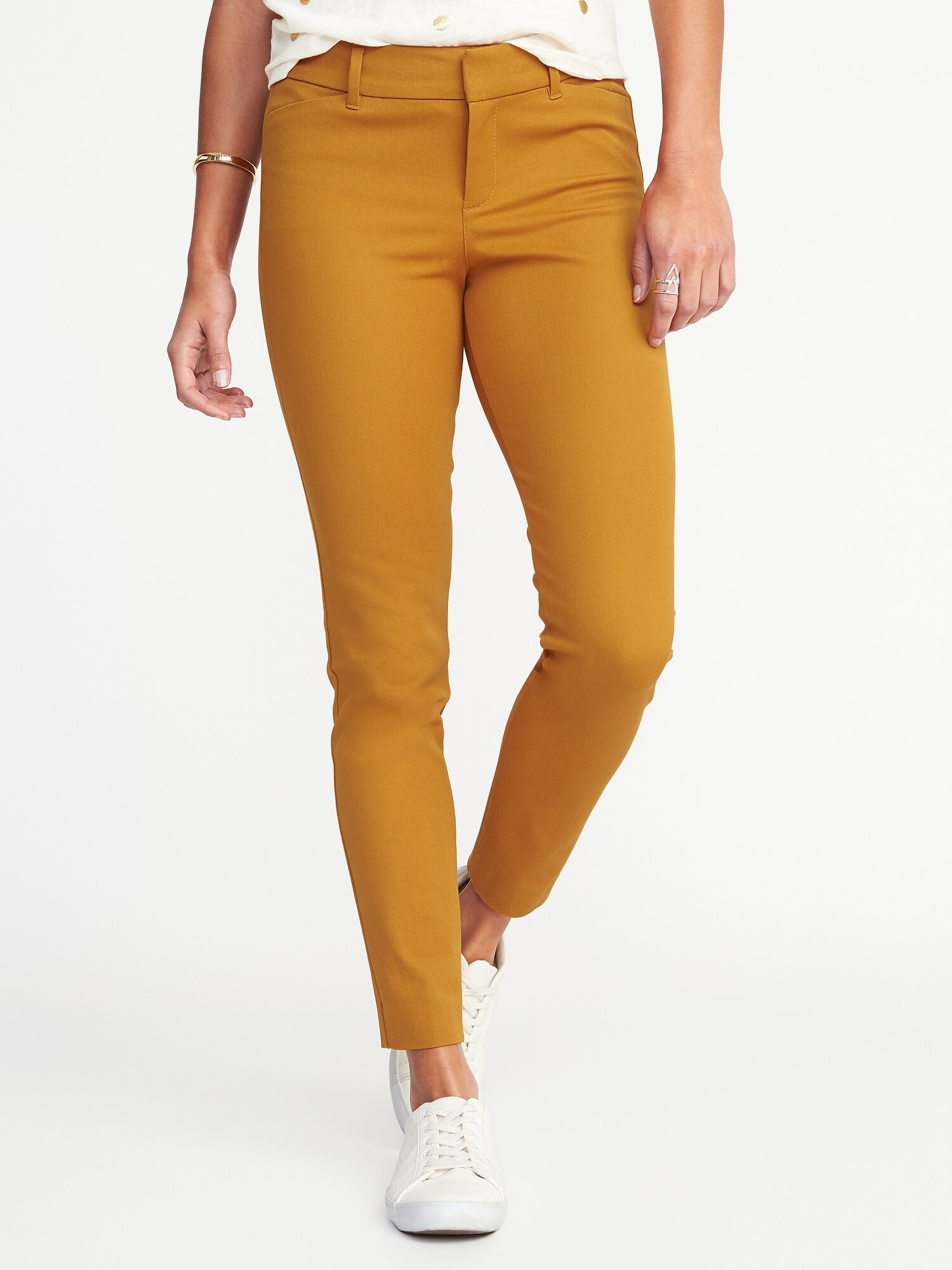 The Pixie Mid-Rise Ankle Pants, Old Navy