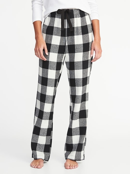 View large product image 1 of 1. Patterned Flannel Sleep Pants for Women