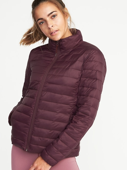 View large product image 1 of 1. Packable Quilted Nylon Jacket for Women