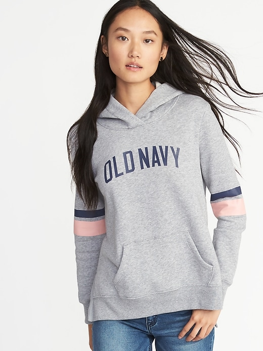 Logo-Graphic Pullover Hoodie for Women | Old Navy