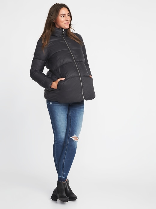 Image number 3 showing, Maternity Frost-Free Puffer Jacket