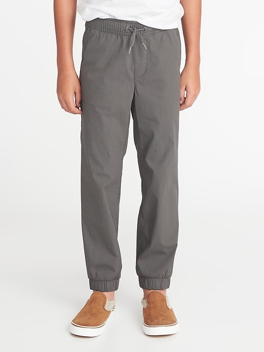 View large product image 1 of 3. Built-In Flex Flat-Front Tech Joggers For Boys