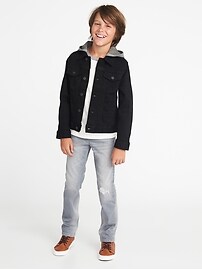 View large product image 3 of 3. 2-in-1 Hooded 24/7 Denim Jacket for Boys