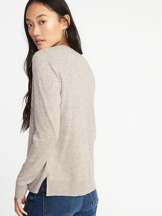Image number 2 showing, Crew-Neck Sweater for Women