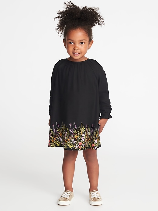 Floral Twill Dress for Toddler Girls | Old Navy