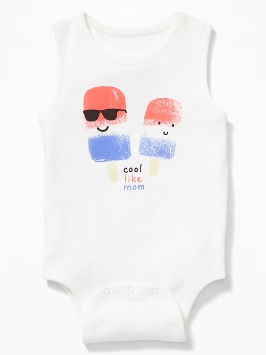 View large product image 1 of 1. Graphic Tank Bodysuit for Baby