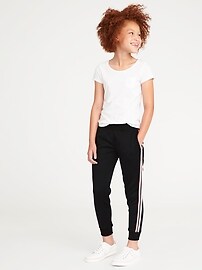 View large product image 3 of 3. Relaxed Go-Dry Track Pants for Girls