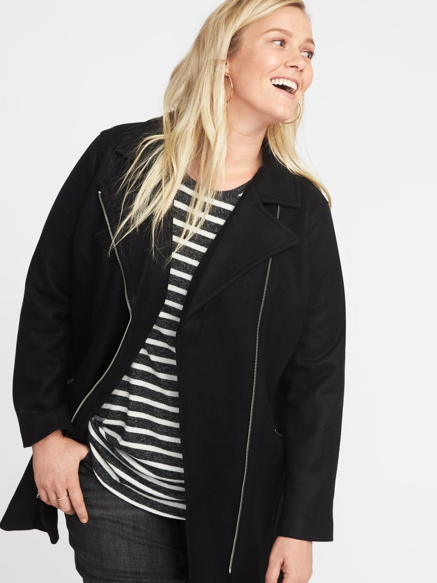 Old navy clearance long moto jacket